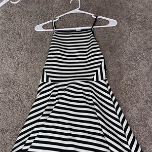 H&M striped haulter top dress BARELY WORN!! GREAT CONDITION size 4